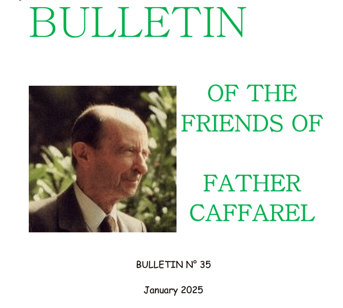Father Caffarel Bulletin no 35