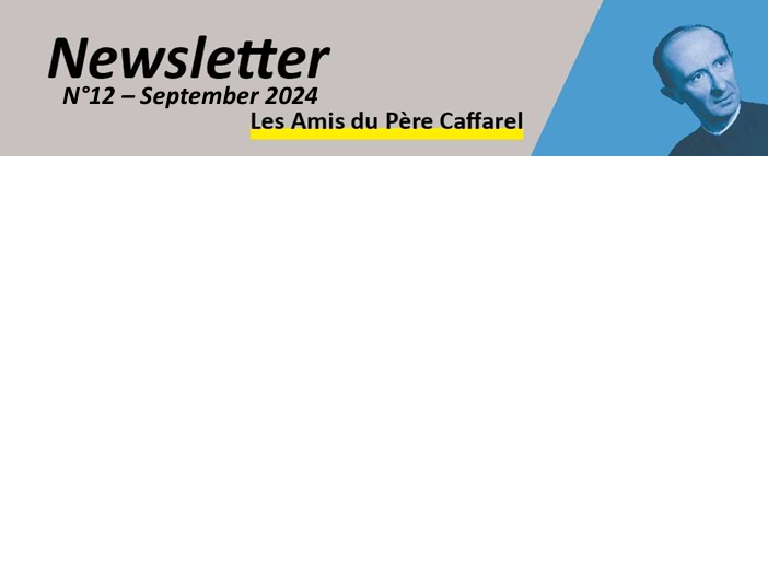 Father Caffarel Newsletter no 12 cover-2