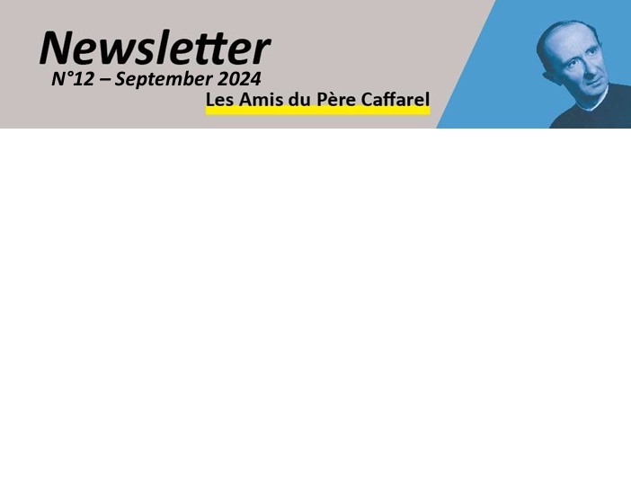 Father Caffarel Newsletter no 12 cover-2