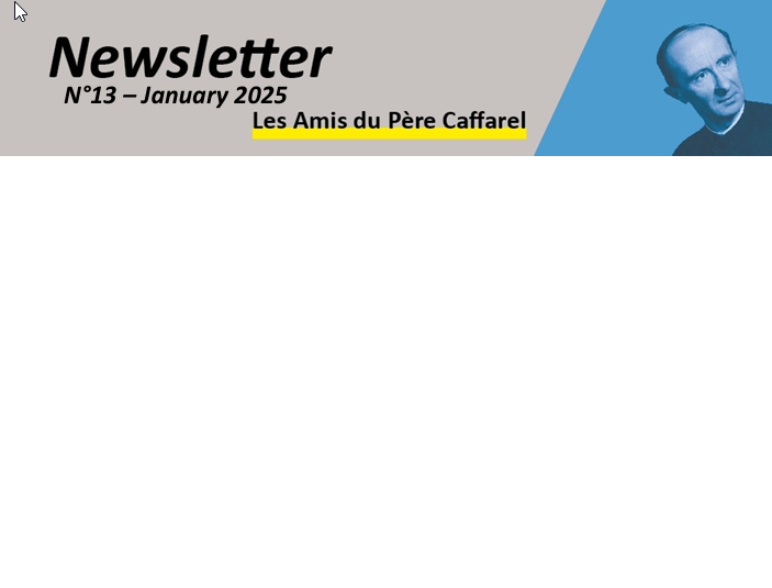 Father Caffarel Newsletter no 13 cover-1-1